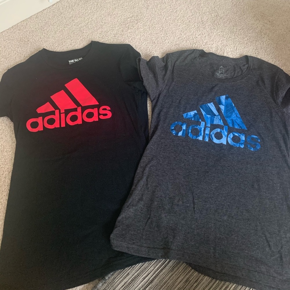 Adidas shirts, size small